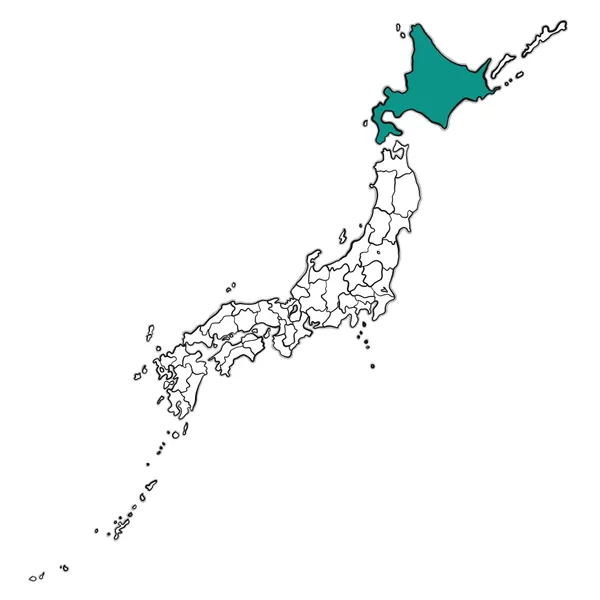 Map of Hokkaido region